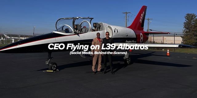 PBJ CEO Flying on L39 Albatros